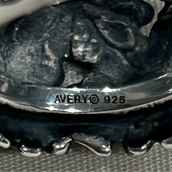 James Avery Retired Flower Mound Dome Ring .925 Sterling Silver Size 5 - Picture 7 of 15